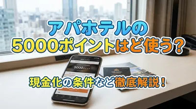 アパホテルの5000ポイントはどう使う？現金化の条件など徹底解説！