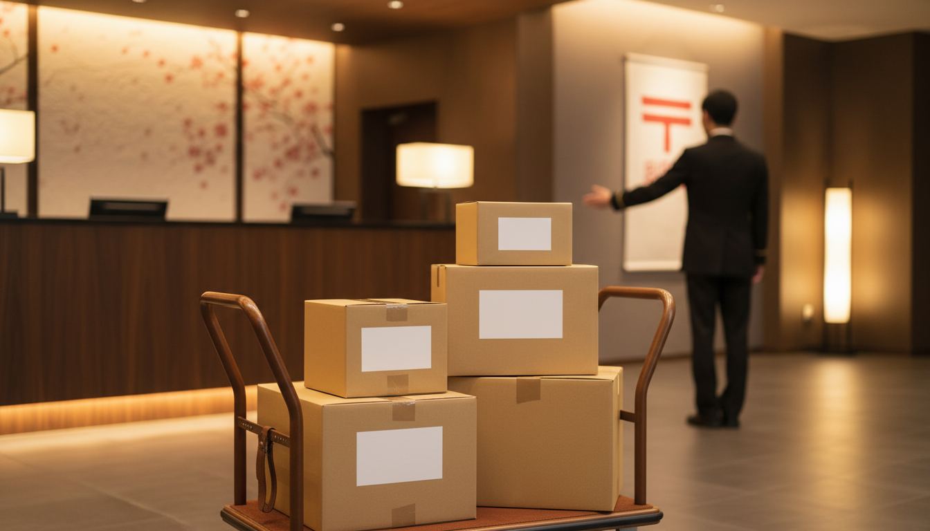 アパホテルでは荷物を送るのも受け取るのも可能です!