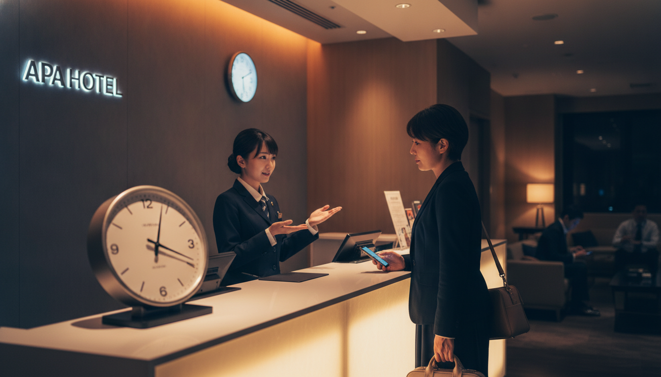 2時間以上の遅れや深夜0時を過ぎる場合はホテルへ直接連絡が必要です！